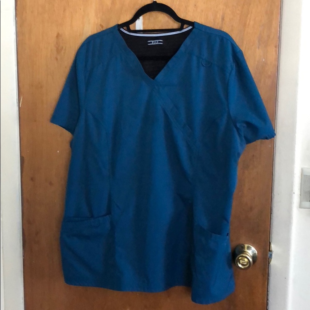 Elle Plus Size Scrub Top